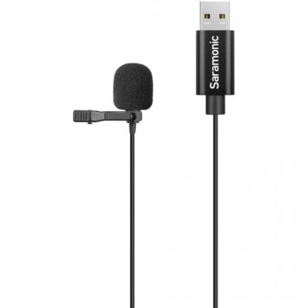 Saramonic SR-ULM10 - mikrofon pojemnościowy, krawatowy, złącze USB