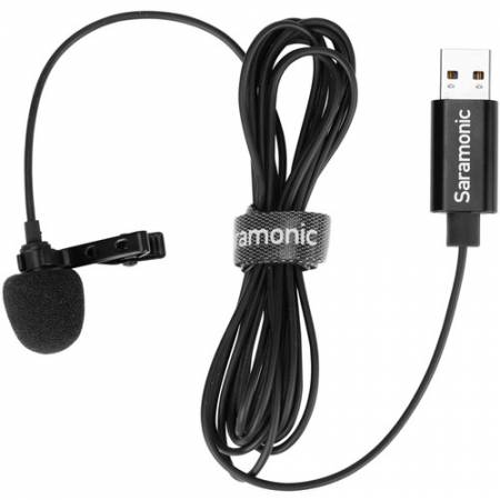 Saramonic SR-ULM10 - mikrofon pojemnościowy, krawatowy, złącze USB