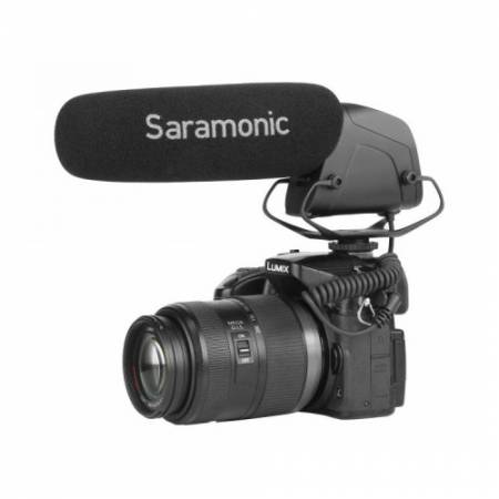 Saramonic SR-VM4 - mikrofon pojemnościowy do kamer, aparatów, złącze Jack 3.5mm TRS