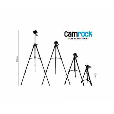 Camrock TE68 black - statyw fotograficzny / aluminiowy
