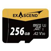 Exascend EX256GUSDU1-AD Catalyst - karta microSDXC, 256GB, U3, V30, UHS-I, R175/W150