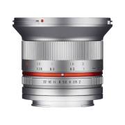 Samyang MF 12mm F2.0 - obiektyw stałoogniskowy, NCS, CS, srebrny, Fuji X