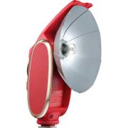 Godox Lux Senior Retro Camera Flash Red - lampa błyskowa, czerwona