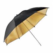 Godox UB-003 Black-Gold Umbrella - modyfikator światła, parasolka czarno-złota 84cm (33'') - filmgraf.pl