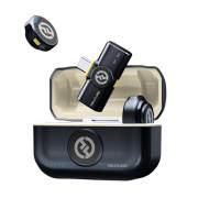 Hollyland Lark M2 Duo - zestaw, 2 bezprzewodowe mikrofony krawatowe, plug, USB-C, błyszczący węglowy