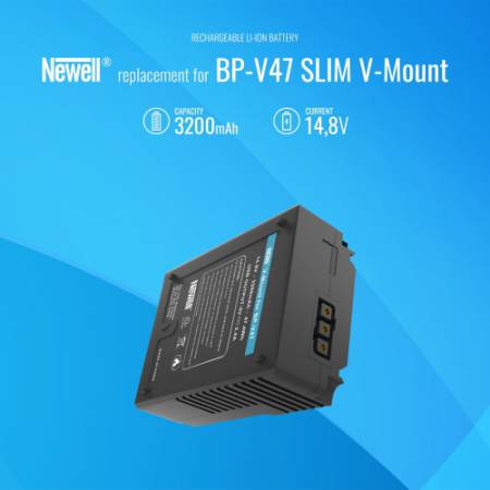 Newell BP-V47 SLIM - akumulator V-Mount, 3200mAh, 14.8V, 47Wh