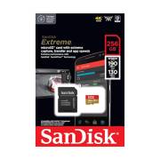 SanDisk SDSQXAV-256G-GN6MA - karta Extreme microSDXC 256GB, 190/130MB/s, C10 V30 UHS-I U3